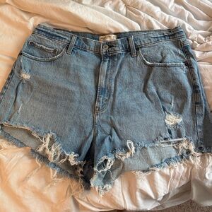 Abercrombie High Rise Mom Shorts
